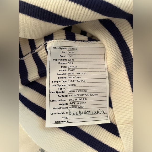 LOFT Ribbed V-Neck Tank - Picture 5 of 5